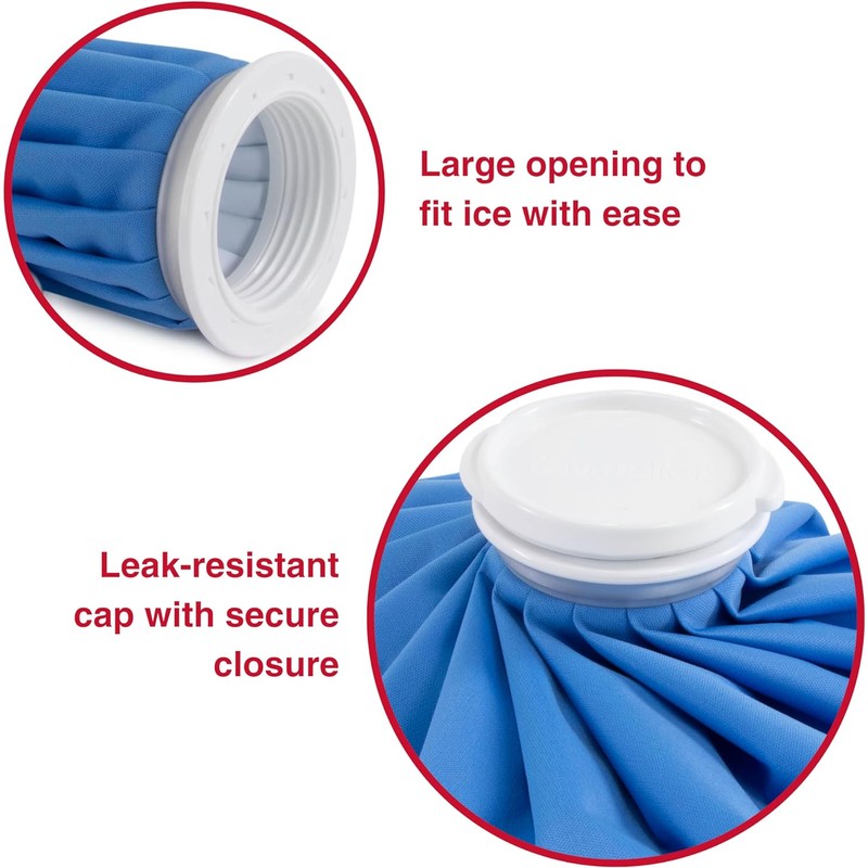 Mueller Ice Bag, Blue, 9 Inch
