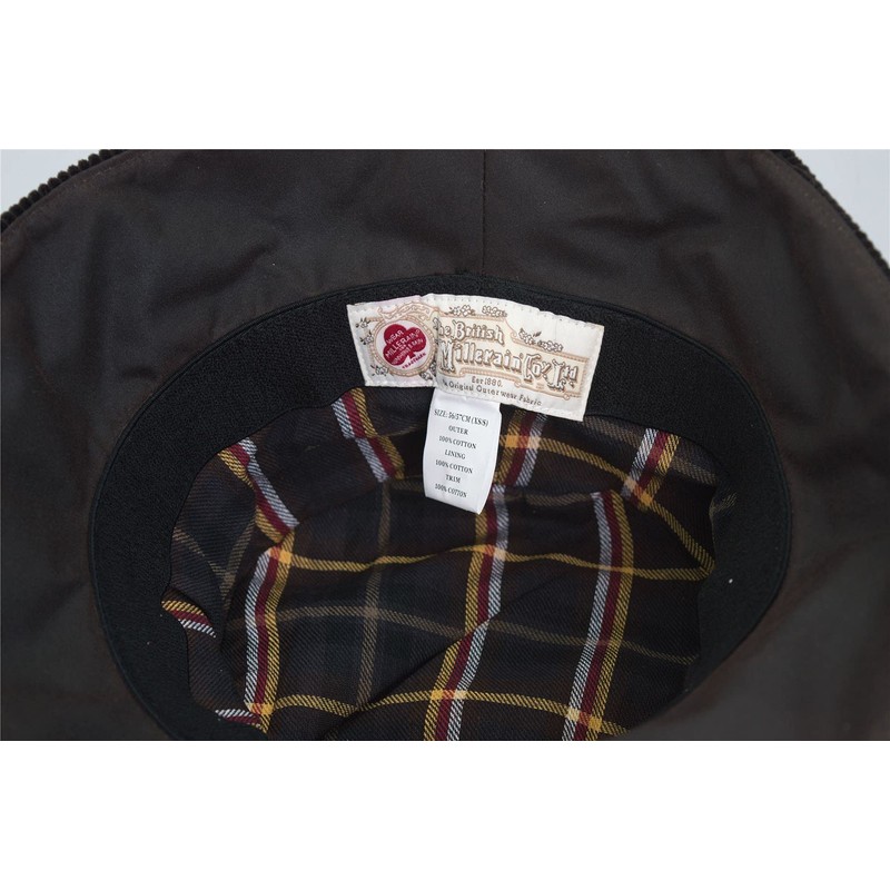 WALKER AND HAWKES - Womens Olive British Millerain Waxed Cotton