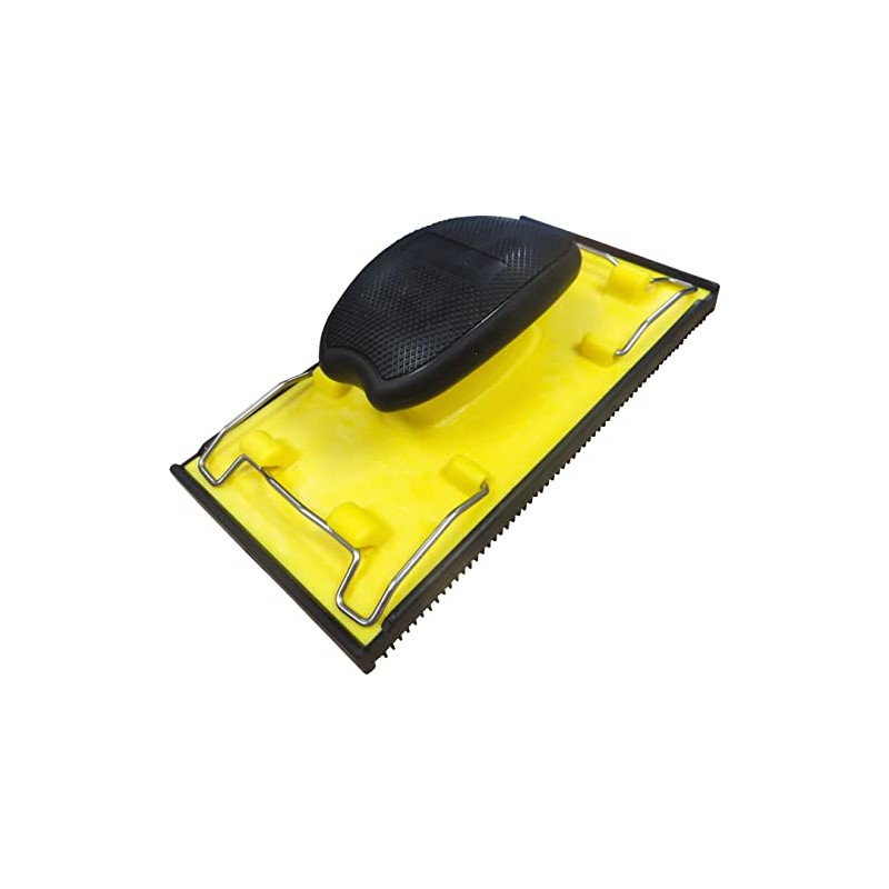 ALLWAY PHS Soft-Grip Manual Hand Sander with Stainless Steel Clips