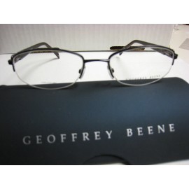 GEOFFREY BEENE EYEGLASS FRAMES Style POLISHED in BURGUNDY  51-18-138 W/ Case