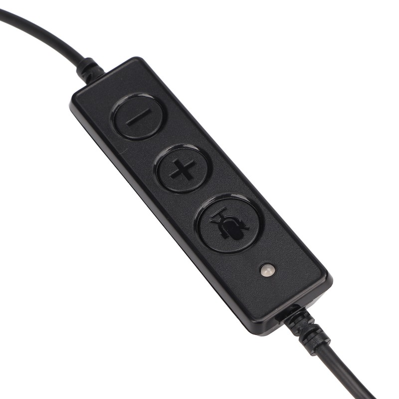 Telephone Headset Noise Cancelling Clear Chat USB Plug Computer Headphone