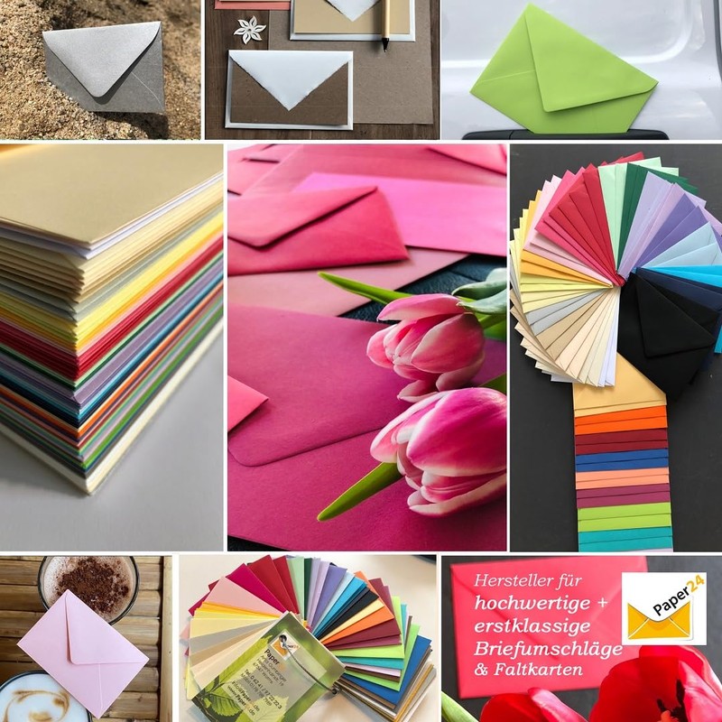 Paper24 -25 DIN C5 Envelopes - (162 x 229 mm),