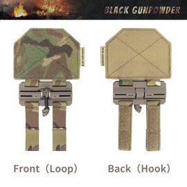 Black Gunpowder Tactical Quick Release Cummerbund Conversion Molle Side Belt Cumberbund Magnetic Buckles One Hand Operation (Coyote Brown)