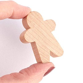 Factory Direct Craft Pack of 36 Gingerbread Men Unfinished Wood Cutouts - Christmas Holiday Mini Wooden Gingerbread Boys for Crafts and DIY (Size 1-3/4 inch) Made in USA