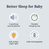 Marpac Portable Baby Sound Machine with Night Light and White