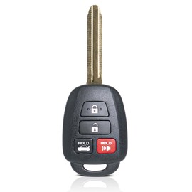 MechanMagic Key Fob Remote Replacement Fits for Toyota Corolla 2014 2015 2016 2017 2018 2019/Camry 2014-2017/Tacoma 2016-2018 HYQ12BDM Keyless Entry Remote Control HYQ12BEL 89070-02880 H Chip