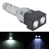 Rechargeable Car Charger Flashlight Dual-Head Super Bright Mini Handheld Emergency