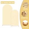 2-Piece Arch Cover for Wedding, Arch Spandex Fitted Covers 6FT