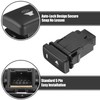 X AUTOHAUX 1 Pcs Hole Expansion Port Switch Horn Switch