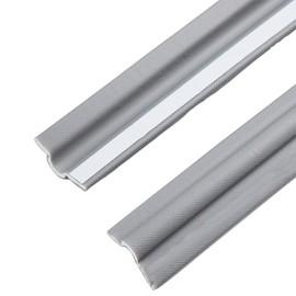 Window Weather Stripping Door Seal Strip PU Foam Self Adhesive Tape for Window and Door Insulation Soundproofing,Door Sweep for Interior Doors (23FT Grey)