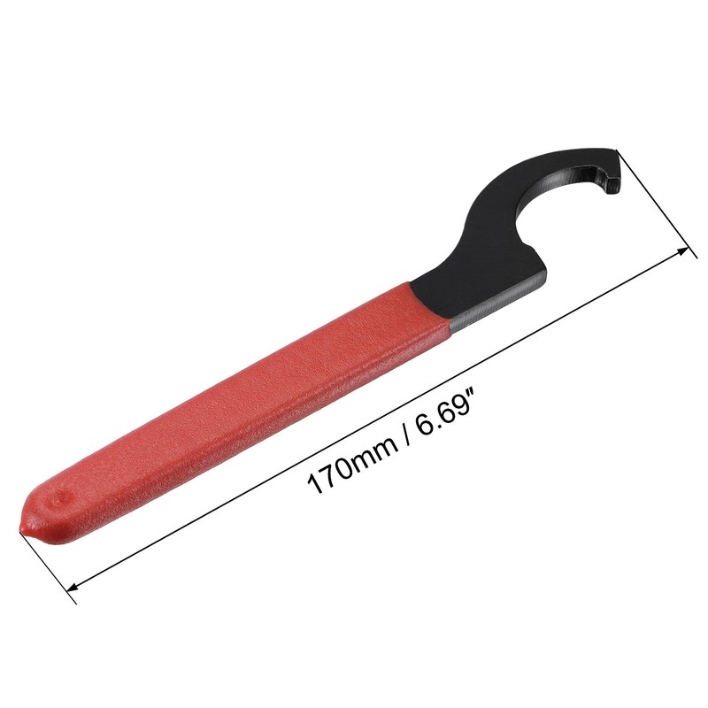 sourcing map C Hook Spanner Wrench Collet Chuck for 38-42mm