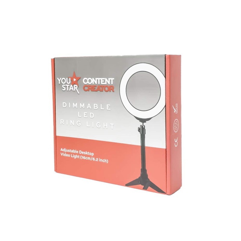 You Star Content Creator 16cm Dimmable LED Ring Light