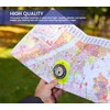 Orienteering Compass - Hiking Backpacking Compass - Advanced Scout Compass