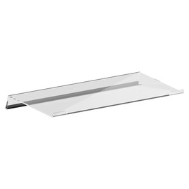 Suptek Clear Acrylic Tilted Computer Keyboard Stand for Easy Ergonomic Typing, Keyboard Tray Holder Silicone Anti-Slip Case for Office Desk, Home, School, A001