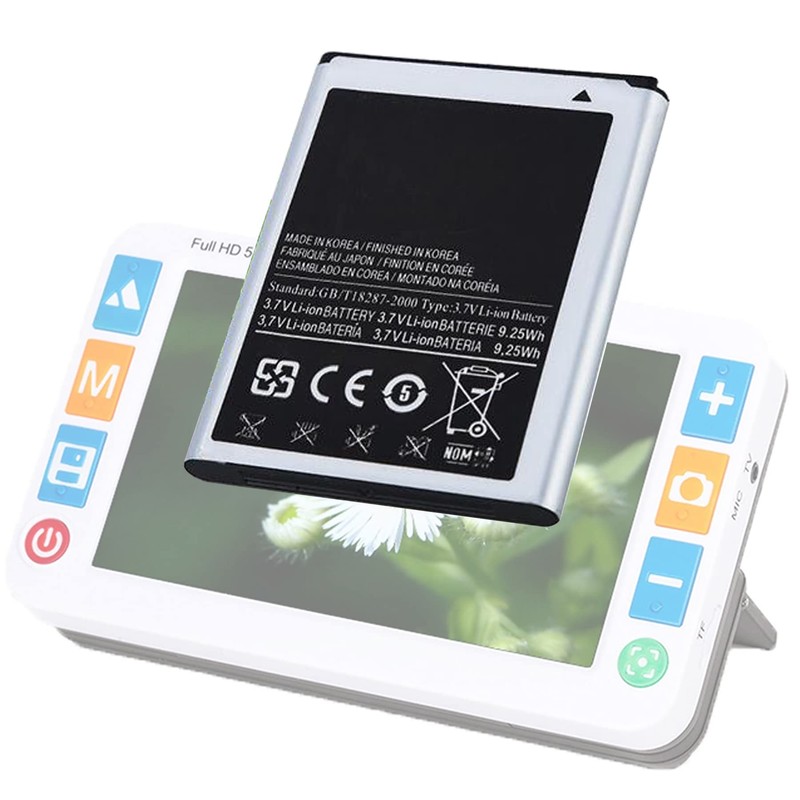 Portable Digital Video Magnifier Battery 5.0 Inch Magnifier Support Line