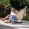 Lazy Daze Hammocks Double Hammock with 9ft Space-Saving Steel Stand