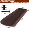 NAACOO Downspout Splash Block, 24" Rain Gutter Downspout Extensions/Extender with
