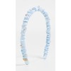 Lele Sadoughi Women's Jessie Flower Headband, Powder Blue, 1 Count