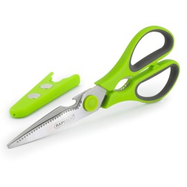 Rapesco 1598 Multi-Purpose Kitchen Scissors, Green
