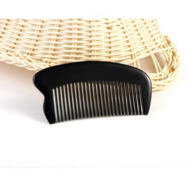 Exquisite Natural Ox Horn Hair Comb 100% Handmade Premium Quality Anti-Static Comb Without Handle (Pocket comb)