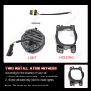 CHUSYYRAY Pair 4" Inch Round Front Bumper Fog Lights For