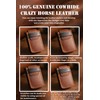 HIBEYO Leather Key Fob Cover Compatition with Genesis GV60 GV80