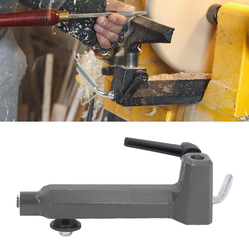 Marhynchus Wood Lathe Tool Rest Base, Cast Iron Tool Holder