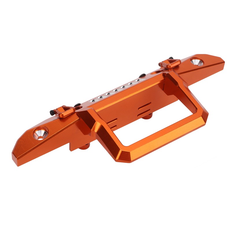 Aluminum Alloy Front Bumper RC Car Upgrade Accessory with LED