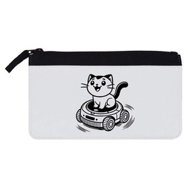 Azeeda 'Robot Vacuum Cat' Pencil Case (PC00056266)