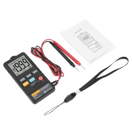 ANENG AN301 Digital Multimeter 1999 Counts Ture RMS AC / DC Resistance Meter (Black)