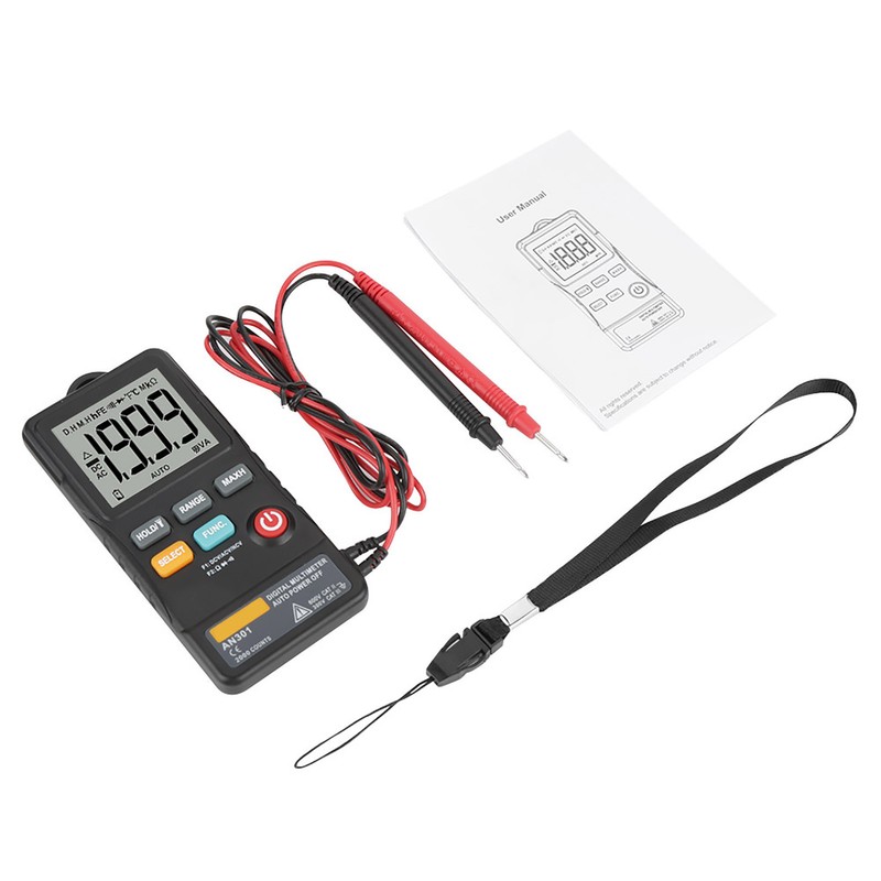 ANENG AN301 Digital Multimeter 1999 Counts Ture RMS AC /