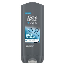 Dove Men+Care Jabón Líquido Corporal Clean Comfort para hombre, deja la piel limpia y suave, apto para todo tipo de piel 400 ml