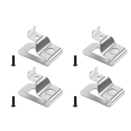 304 Stainless Steel Belt Clips for Dewalt with Screws, Drill Tool Clips Hook Kit Belt Replacement for Dewalt N268241 Compatible with 20V Power Tools DCD985 DCD980 DCD985L2 DCD980L2 (6)