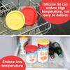 PUREKRA 2PCs 3.2-inch Silicone Lids for SpaghettiOs Canned Pasta 15.6