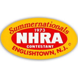 Stickershack 5 inch wide NHRA 1973 Summernational