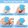Moxweyeni 8 Pack Combination Lock 3 Digit Small Combo Luggage
