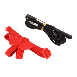 Zerodis Pet Bird Harness Leash, Lightweight Bird Flying Harness Anti Bite Bird Harness Leash for Parrots Pigeons Lovebird Red