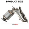 Right Exhaust Manifold Catalytic Converter for 2007-2010 Sienna 3.5L, FWD