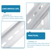 ULTECHNOVO 3pcs DIN Rail Slotted C45 Rail Steel Zinc Plated