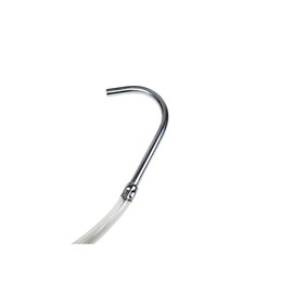 K Tool International 73993 Lever Action Bucket Pump with 4' PVC Hose for Garages, Repair Shops, and DIY, 5 Gallon, 2.14 oz. Per Stroke, 12" Drum Cover, Transmission Fluids and Heavy Oil, Black/Silver