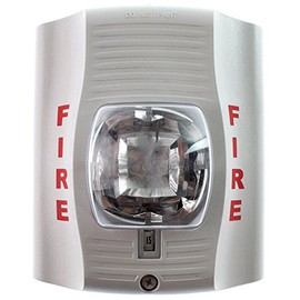 System Sensor Stobe, Wall, Standard Candela, White