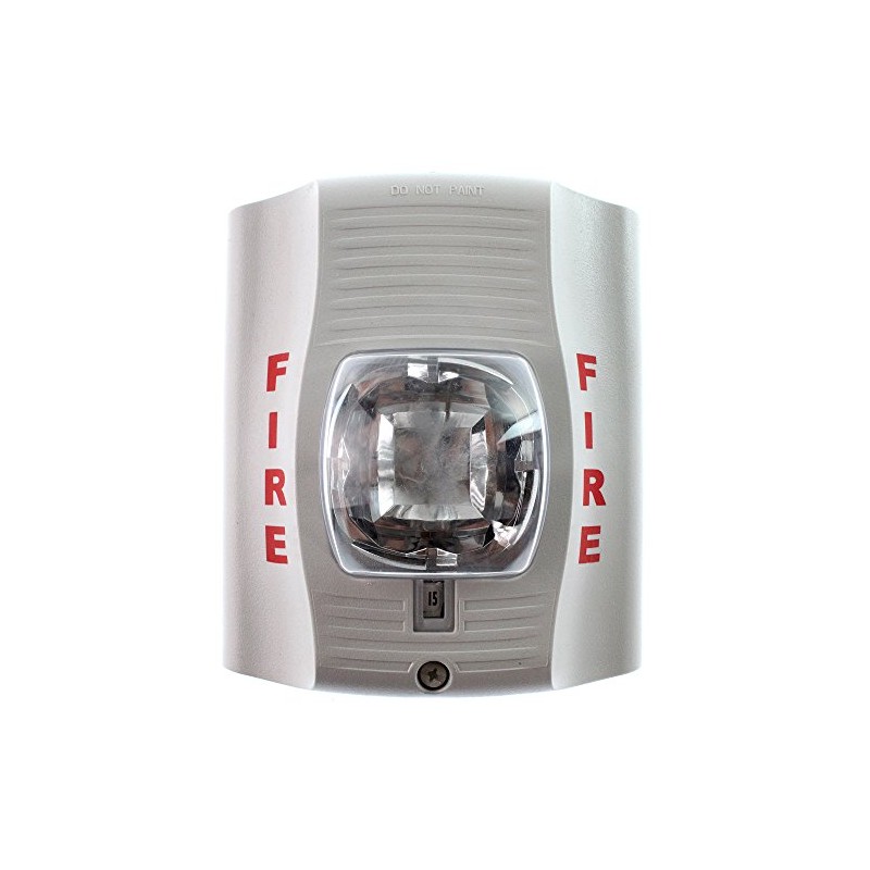 System Sensor Stobe, Wall, Standard Candela, White