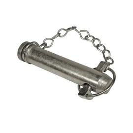 cyclingcolors Tow Bar Axle with Chain and Pin Diameter 25mm x Length 136mm Top Bar for Trailer Tractor Truck Agricultural Machine Pole Spindle