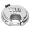 4 Digit Combination Disc Padlock with Hardened Steel Shackle Lock