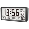 Techno line WT320 Radio-Controlled Alarm Clock with Indoor Temperature and