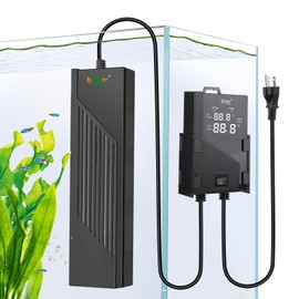 hygger Aquarium Heater with Intelligent Temperature Controller, 800W for 80-220 Gallon Submersible Fish Tank Heater with Leaving Water Automatically Stop Heating System, for Freshwater Saltwater
