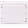 ETI 1-Row Fuse Box Flush-Mounted IP40 Distributor Housing White Door