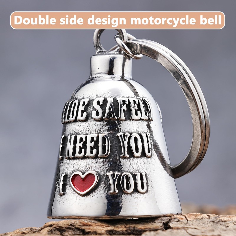 Motorcycle Bell - Motorcycle Bell for Men Women,Biker Bell Accessory,Guard