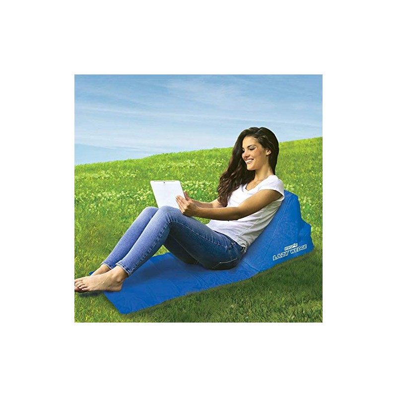 Oliphant Lazy Wedge Beach Lounger with Inflatable Backrest in Grey