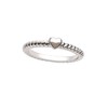 Precious Pieces Sterling Silver Twisted Rope Band Baby Ring with